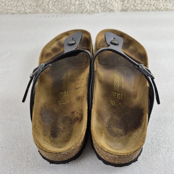 Birkenstock Gizeh Sandals Shoes 42 M 9/ W 11 Gray Briko Flor Thong Slip On Flats - Picture 4 of 8